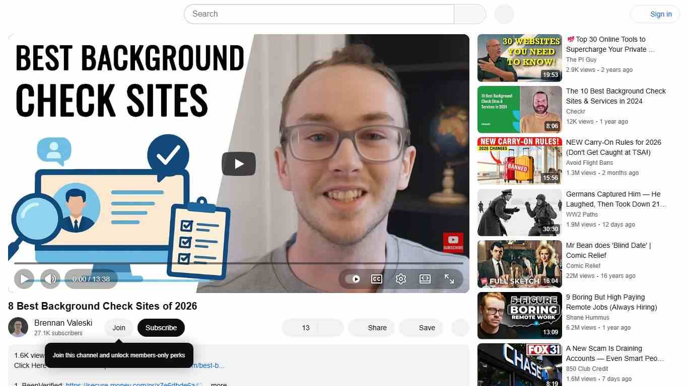 8 Best Background Check Sites of 2026 - YouTube